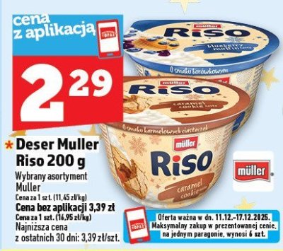 Deser Muller Riso 200 g promocja w TOPAZ