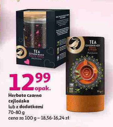 Herbata z truskawką Auchan promocja