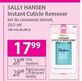 Żel do usuwania skórek Sally hansen instant cuticle remover promocja