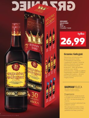 Wino grzane 1 l promocja w Kaufland