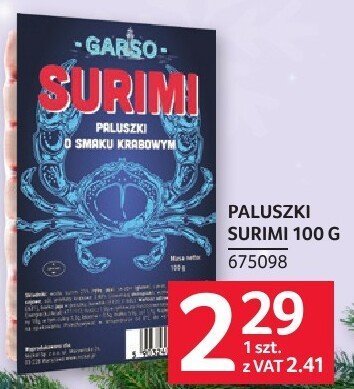 Paluszki Surimi 100 g promocja w Selgros