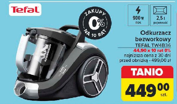 Odkurzacz tw4b36 Tefal promocja