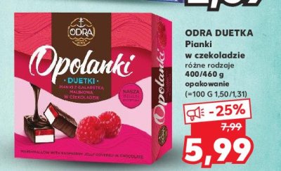 Duetka malinowa Odra opolanki promocja