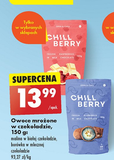 Borówka w mlecznej czekoladzie Chill berry promocja