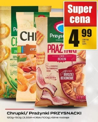 Chrupki/Prazynki PRZYSNACKI promocja w Supeco