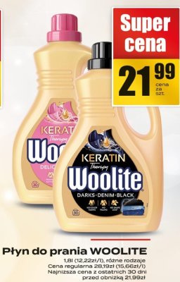 Płyn do prania WOOLITE Keratin promocja w Supeco