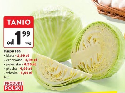 Kapusta biała zasmażana UNAMEL promocja w Intermarche