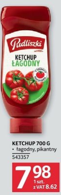 Ketchup 700 g promocja w Selgros