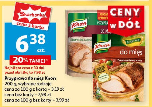 Przyprawa do mięs Knorr przyprawa promocja w Auchan