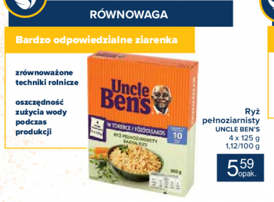 Ryż pełnoziarnisty Uncle ben's promocja