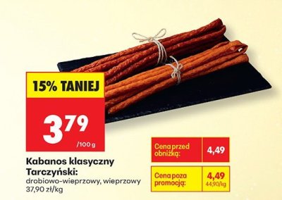 Kabanos klasyczny  promocja w Biedronka