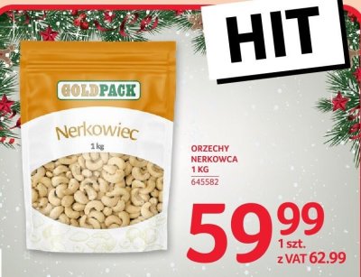 Orzechy nerkowca 1 kg promocja w Selgros
