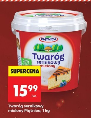 Twaróg sernikowy mielony  promocja w Biedronka