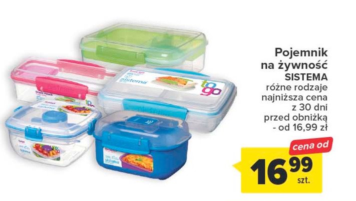 Pojemnik przek膮ska Sistema promocja