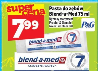 Pasta do zębów Blend-a-Med 75 ml Procter & Gamble promocja w TOPAZ