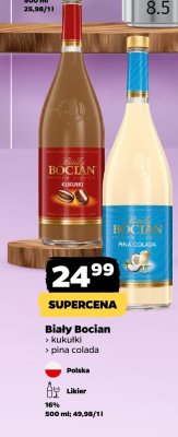 Likier Biały Bocian pina colada promocja