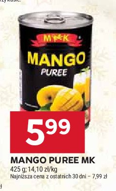 Mango puree M&k promocja