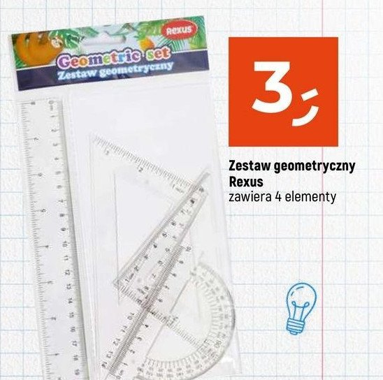 Zestaw geometryczny mały Rexus promocja