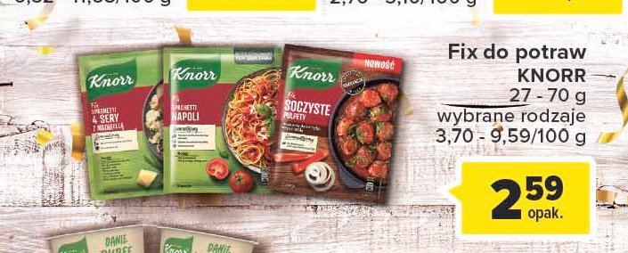 Soczyste pulpety Knorr fix promocje