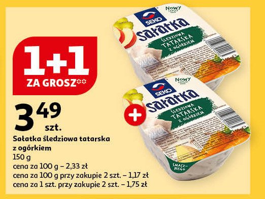 Sałatka tatarska ze śledziem i ogórkiem Seko promocja