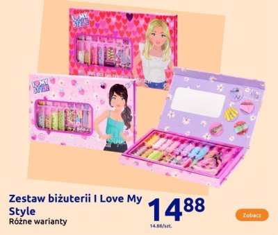 Zestaw biżuterii I Love My Style promocja w Action