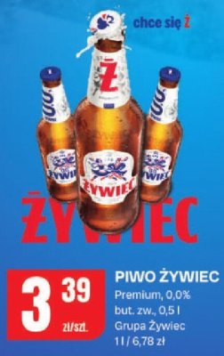 Piwo Żywiec Premium, 0,0% promocja w Chorten