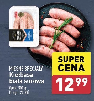 Kiełbasa biała surowa Mięsne specjały zawsze świeże (aldi) promocja