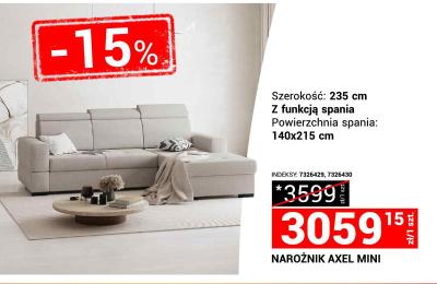 Narożnik AXEL MINI promocja w Merkury Market