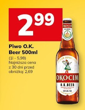 Piwo O.K. Beer 500ml promocja w Hitpol