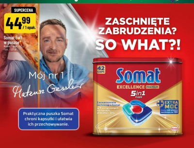 Tabletki do zmywarki Somat 5w1 w puszce promocja w POLOmarket