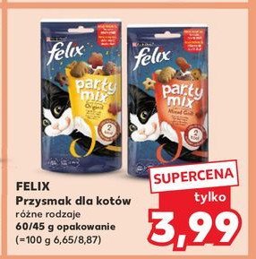 Karma dla kotów mixed grill Purina felix party mix promocja