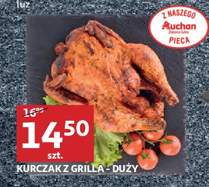 Kurczak z grilla Auchan bufet promocja