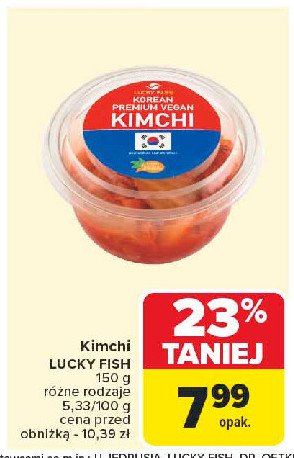 Sa艂atka kimchi Lucky fish promocja