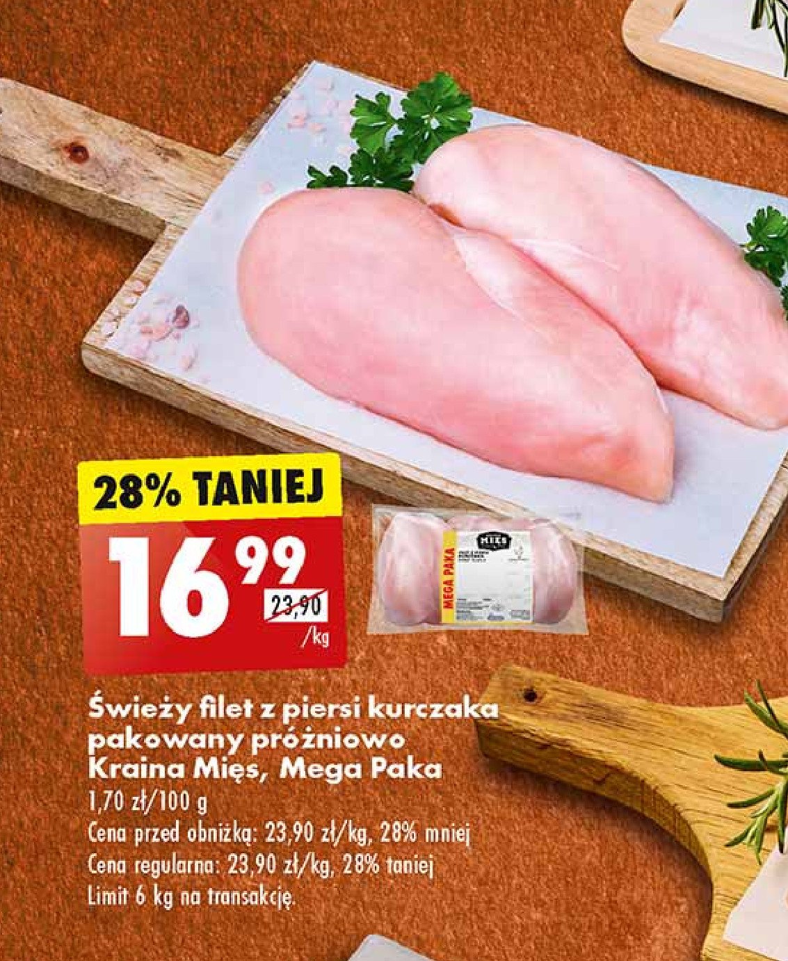 Filet z piersi kurczaka Kraina mięsa promocja