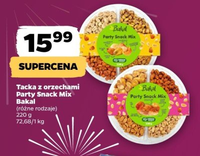 Tacka z orzechami Party Snack Mix Bakal (różne rodzaje) promocja w Netto