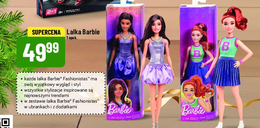 Lalka fashionista Barbie promocja w POLOmarket