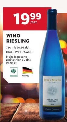 Wino RIESLING promocja w Stokrotka