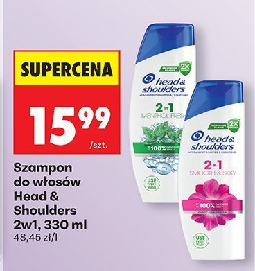 Szampon do włosów 2w1, 330 ml  promocja w Biedronka