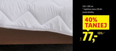 Kołdra dwuwarstwowa całoroczna 220 × 200 cm Livarno Home promocja