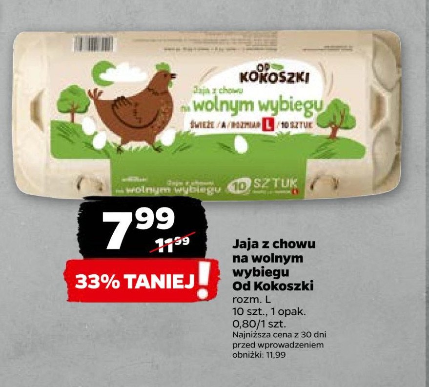 Jaja rozm. l Od kokoszki promocja