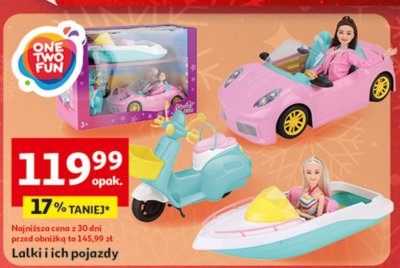 Lalki i ich pojazdy promocja w Auchan