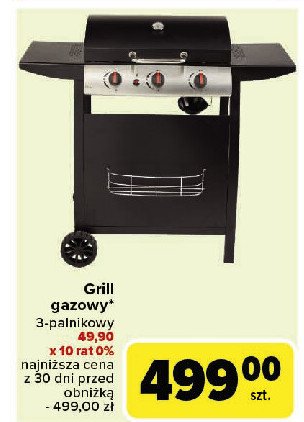 Grill gazowy 3-palnikowy promocja