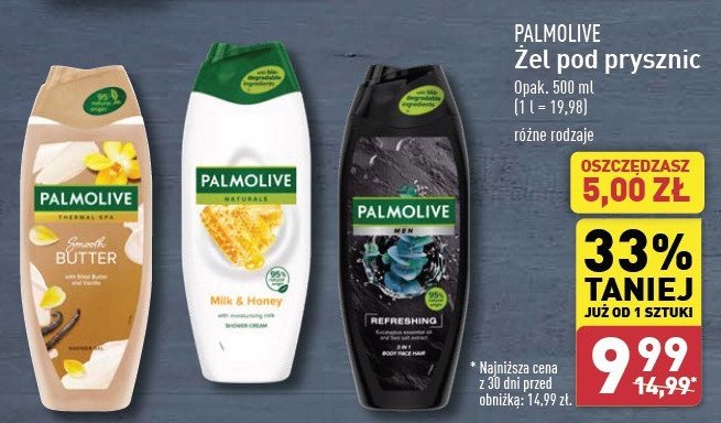 Żel pod prysznic smooth butter Palmolive thermal spa promocja