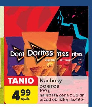 Natchosy hot corn Doritos promocja