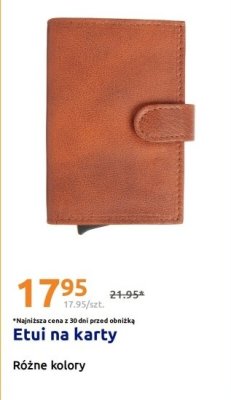 Etui na karty promocja w Action