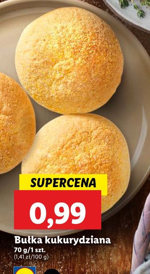 Bułka kukurydziana promocja w Lidl