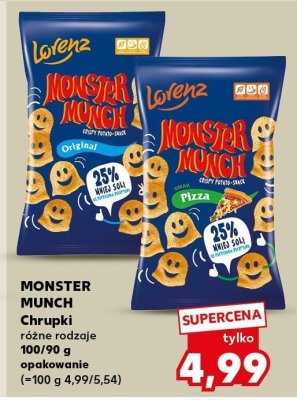 Chrupki Monster Munch różne rodzaje promocja w Kaufland