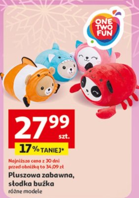 Pluszowa zabawka, słodka bużka różne modele promocja w Auchan