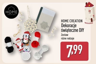 Dekoracje świąteczne DIY HOME CREATION promocja w Aldi