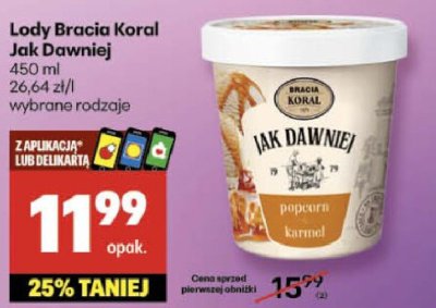 Lody promocja w Delikatesy Centrum